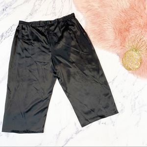 Wide Leg Satin Slacks 24